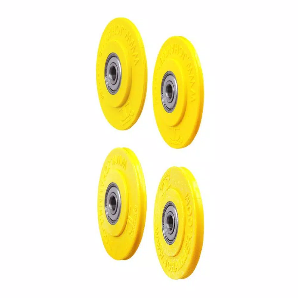 JC Hammer 2 in. Screening Wheels Pro Pack, 4-Pack Replacement Wheels for Spline Sizes 065-260