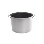 Nordic Ware 20 Qt. Nonstick Aluminized Steel Stock Pot, Induction Ready, Dark Charcoal thumbnail 1