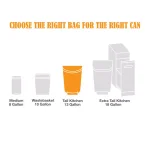 HDX FlexPro 13 Gallon Kitchen Trash Bags with Drawstring, Fresh Scent, 140 Count thumbnail 2