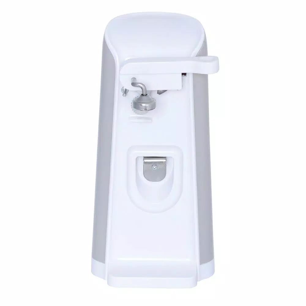 Brentwood Appliances J-30W 3-in-1 Tall Electric Can Opener, Knife Sharpener, and Bottle Opener