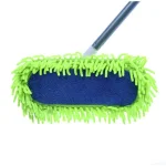 Quickie 14 in. Soft 'n' Swivel Microfiber/Chenille Dust Mop with 48 in. Steel Handle thumbnail 5