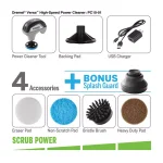 Dremel Versa 4V Cordless Lithium-Ion Power Scrubber Cleaning Tool Kit thumbnail 7