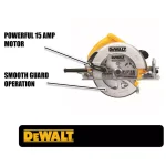DEWALT 15 Amp 7-1/4 in. Lightweight Corded Circular Saw thumbnail 2