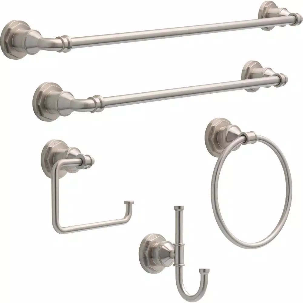 Delta Lochurst Towel Ring in SpotShield Brushed Nickel