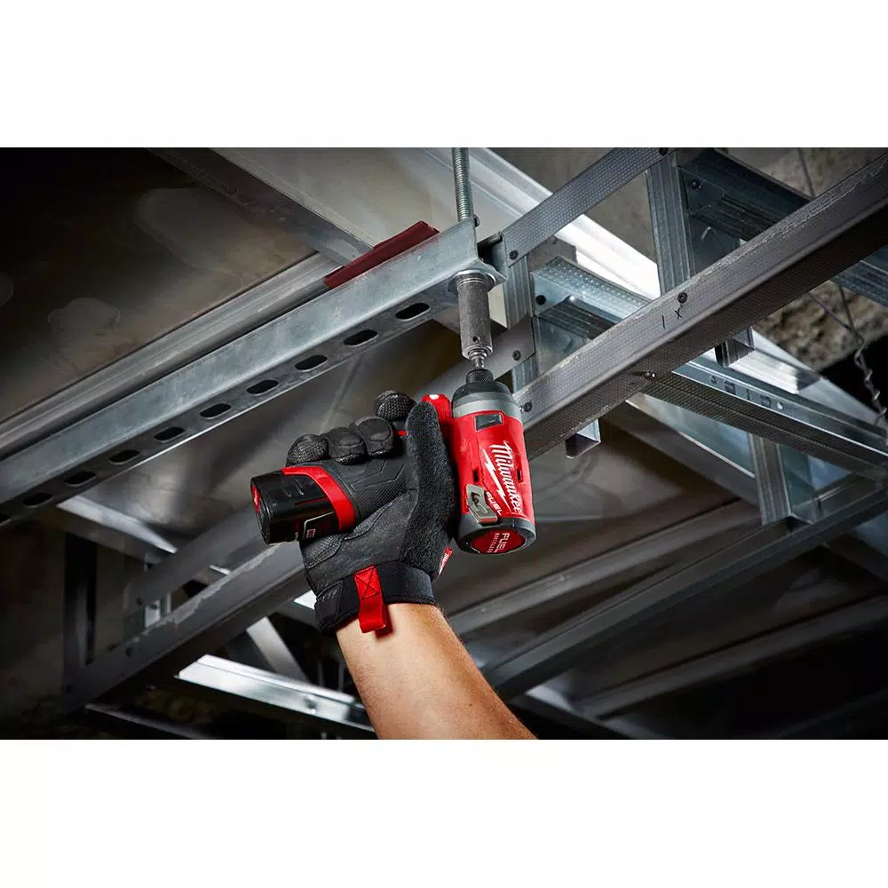 Milwaukee M12 FUEL 12V Li-Ion Brushless 4-Tool Combo Kit with Hammer Drill, Impact Driver, Ratchet & Inflator