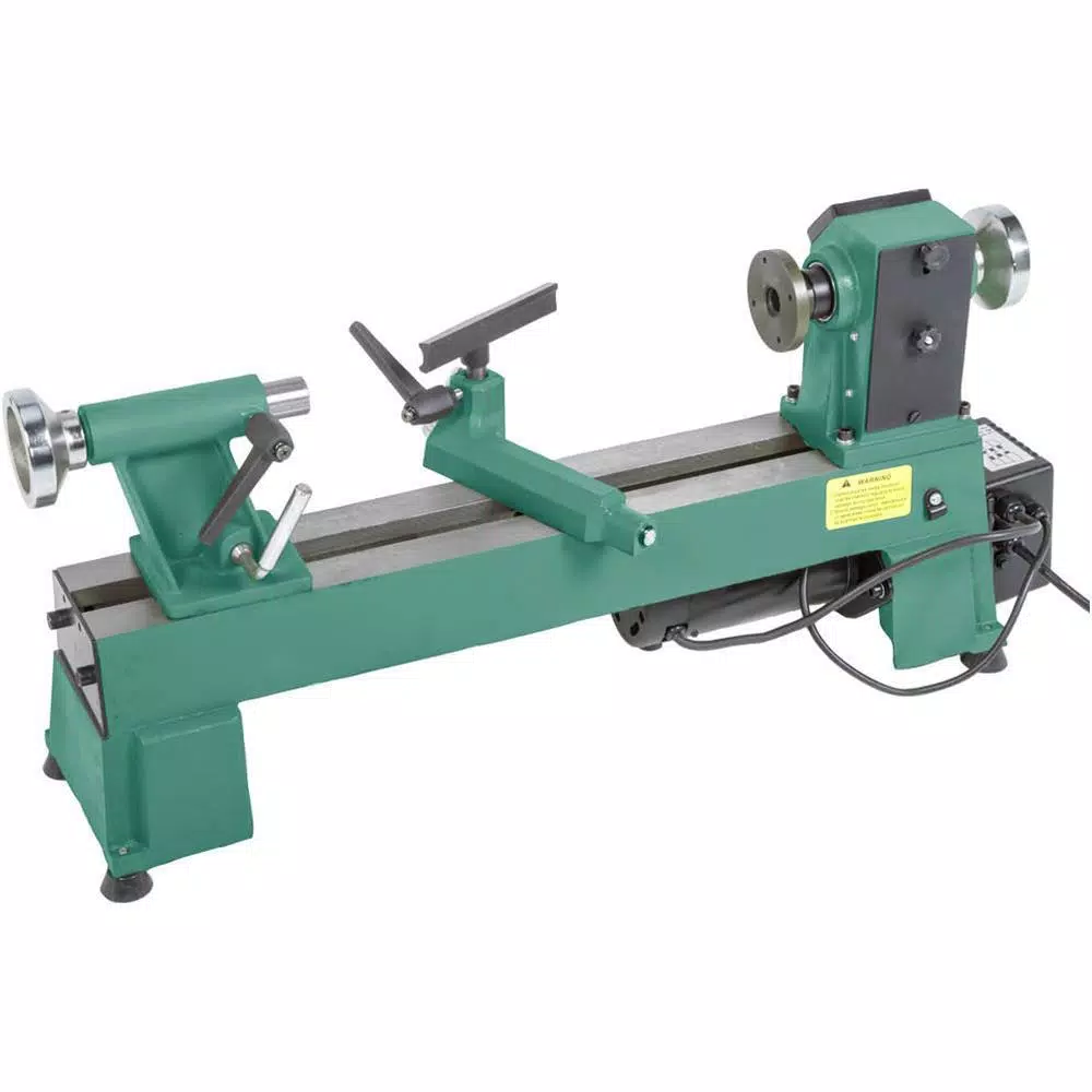 Grizzly Industrial 10 in. x 18 in. Variable-Speed Wood Lathe with Digital Readout