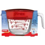 Pyrex 8-Cup Glass Measuring Cup with Red BPA-Free Lid thumbnail 4