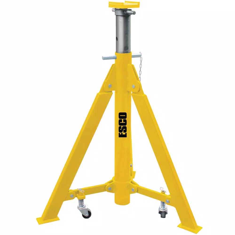 ESCO 10-Ton High-Lift Jack Stand with Spring-Assisted Shaft