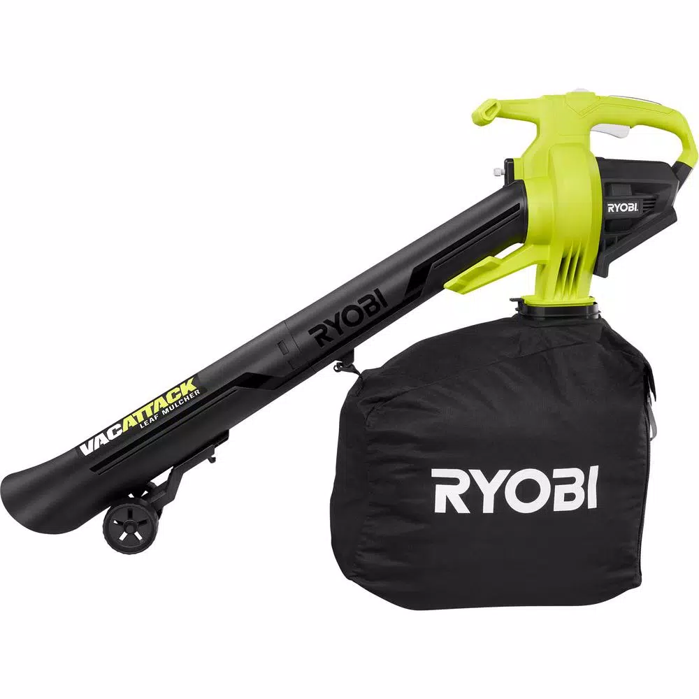 RYOBI 40V VAC ATTACK Cordless Leaf Vacuum and Mulcher, Tool Only