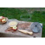 Weston Stainless Steel Cone Strainer and Pestle Set with Chrome Support Stand thumbnail 4