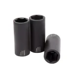Steelman 16-Piece 1/2 in. Drive Metric 6-Point Deep Impact Socket Set thumbnail 2