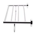 ALFI BRAND 25.75 in. Modern Wall Mount Towel Rack with Shelf, Polished Chrome thumbnail 6