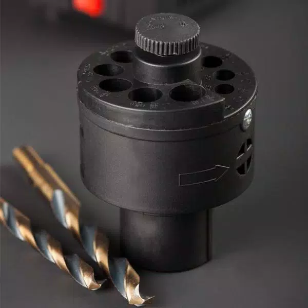 Stark 4.75 in. Dual Head Drill Bit Sharpener, 1700 RPM Max, 9/64 in. to 5/8 in. Sizes