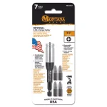 Montana Brand 7-Piece Drywall Screw Setter Set with 3 in. Magnetic Bit Holder thumbnail 1