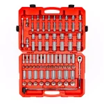 TEKTON 84-Piece 1/2 in. Drive 6-Point Socket and Ratchet Set, SAE and Metric thumbnail 1