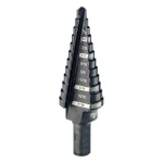Milwaukee #4 Step Drill Bit, 3/16 in. - 7/8 in., Black Oxide, 3-Flat Shank thumbnail 1