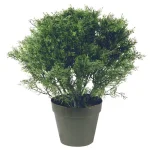 National Tree Company 20 in. Global Juniper Artificial Evergreen Bush in Dark Green Round Growers Pot thumbnail 1
