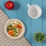 Unbranded 7 in. Natural Sugarcane Plates, 600 Pack - Eco-Friendly & Compostable Disposable Plates thumbnail 4