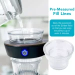 TRIBEST Shine Automatic Pour Over Coffee Machine with 2-Cup Double Wall Glass Carafe, Black with Wood Finish thumbnail 3