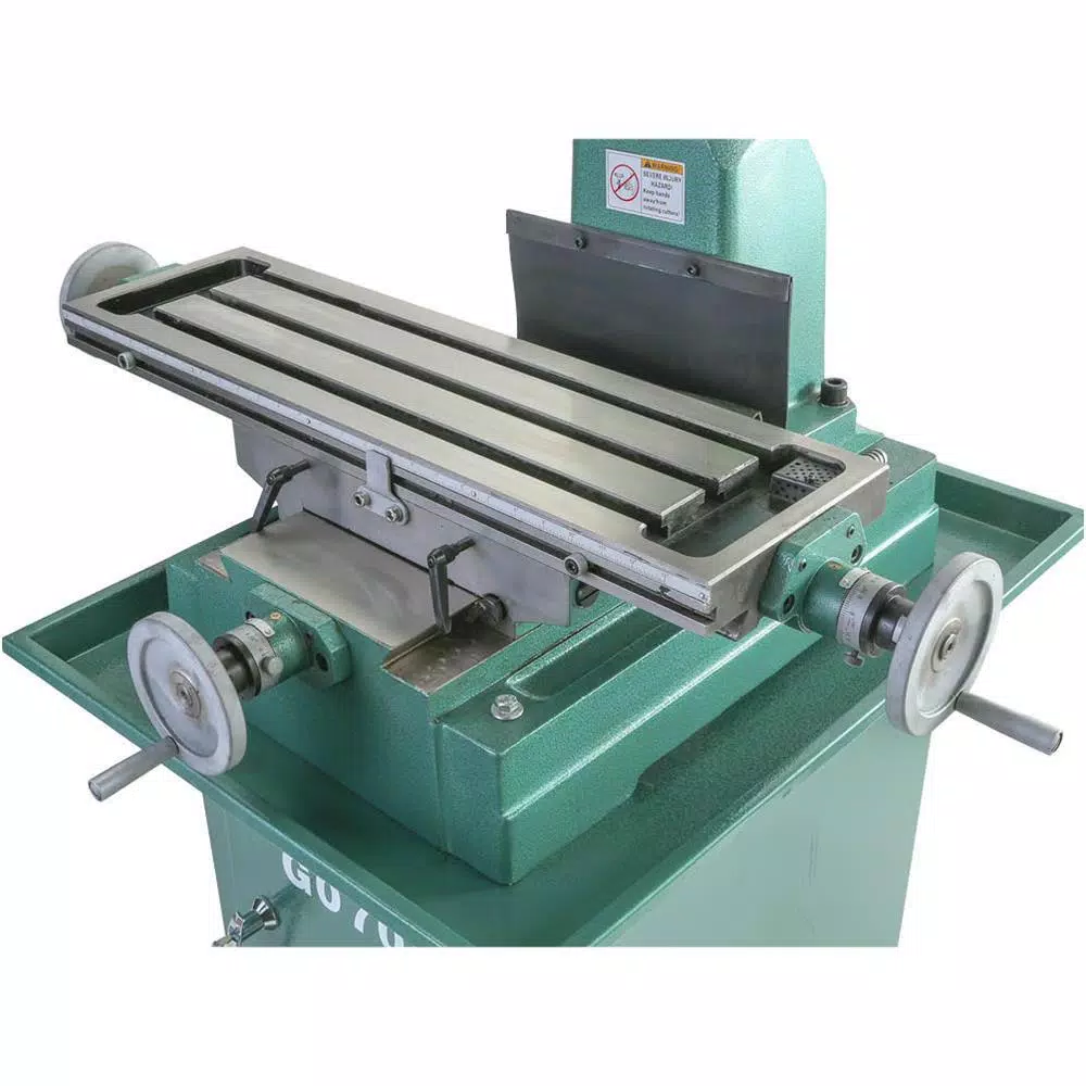 Grizzly Industrial 2 HP Mill/Drill with Table Stand and R-8 Spindle, 220V Stationary Drill Press