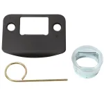 Schlage Accent Aged Bronze Privacy Door Lever with Addison Trim thumbnail 4