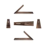 Cangshan TAI Triangle Walnut Wood Knife Block - Single Slot Countertop Storage thumbnail 3