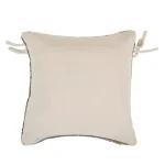 LR Resources Zanthia Black and Natural Striped Hypoallergenic 100% Cotton 20 in. x 20 in. Throw Pillow thumbnail 2