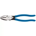 Klein Tools 9 in. Heavy Duty Side-Cutting Crimping Linesman Pliers thumbnail 1