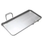 Chantal 21 Supreme 19 in. Stainless Steel Tri-Ply Griddle with Nonstick Ceramic Coating thumbnail 1
