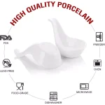 MALACASA 3.75 in. White Porcelain Ramekins Set of 12 - Ceramic Souffle Dishes thumbnail 2