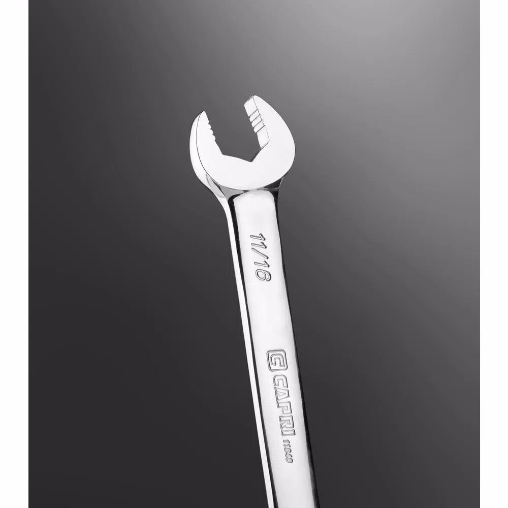 Capri Tools 8-Piece SAE 100-Tooth Flex-Head Ratcheting Combination Wrench Set