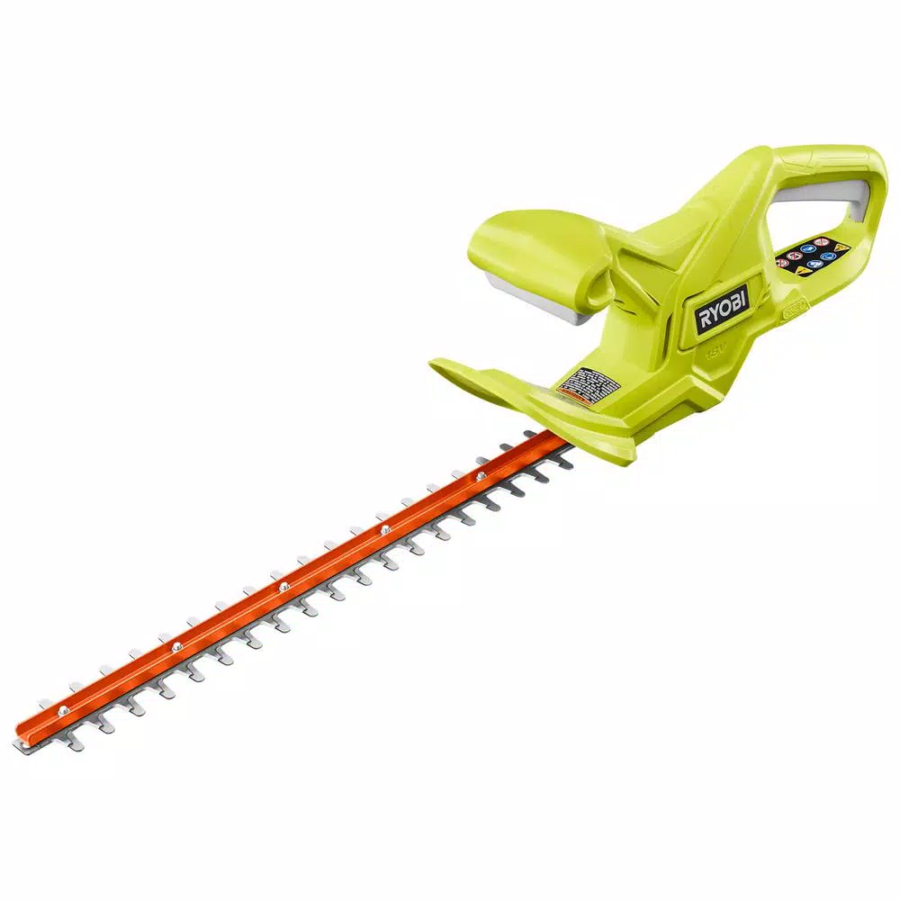 RYOBI ONE+ 18V Lithium-Ion 18 in. Cordless Hedge Trimmer (Tool Only)