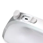 Better Chef 150-Watt 5-Speed Hand Mixer with Stainless Steel Beaters and Dough Hooks, White thumbnail 2