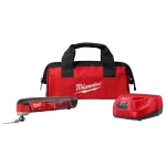 Milwaukee M12 12V Lithium-Ion Cordless Oscillating Multi-Tool Kit with 1.5 Ah Battery, Charger, and Accessories thumbnail 1