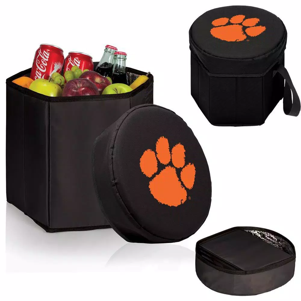 Picnic Time Clemson Tigers 12 Qt. Bongo Collapsible Soft-Side Cooler - Black