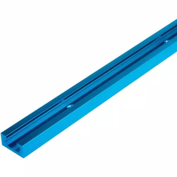 POWERTEC 48 in. Universal Stepped T-Track with 2 Hold-Down Clamps