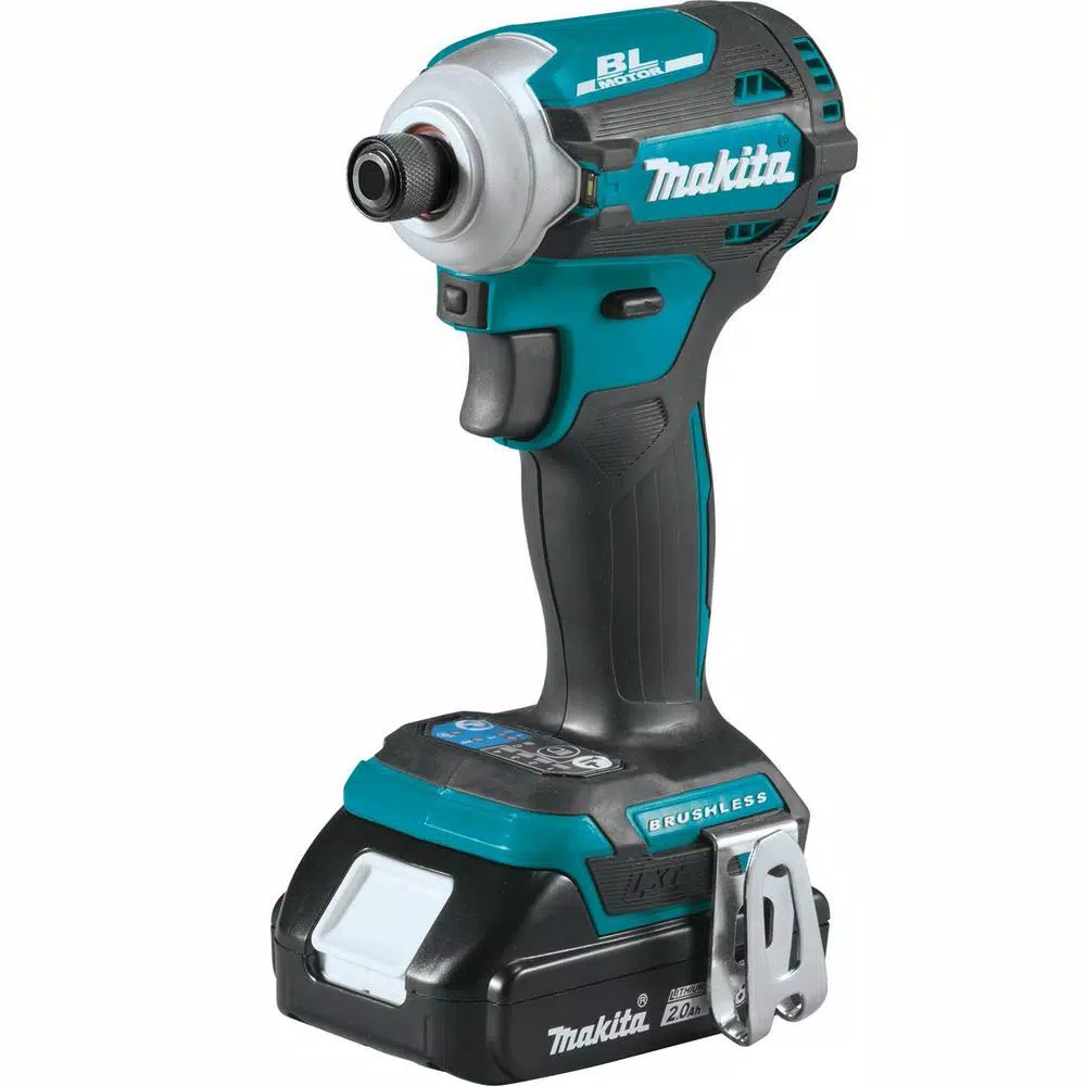 Makita 18V LXT Brushless 4-Speed Impact Driver Kit with 2 2.0 Ah Batteries and Charger