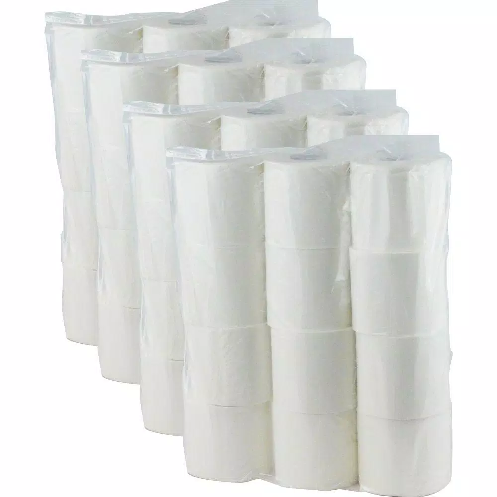 Southern Homewares Professional 2-Ply White Toilet Paper Bulk Pack - 48 Rolls, 450 Sheets Per Roll