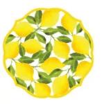Sugar Plum Party SugarPlum Collection Lemon Pattern Paper Salad Plates, 16-Piece Set thumbnail 1