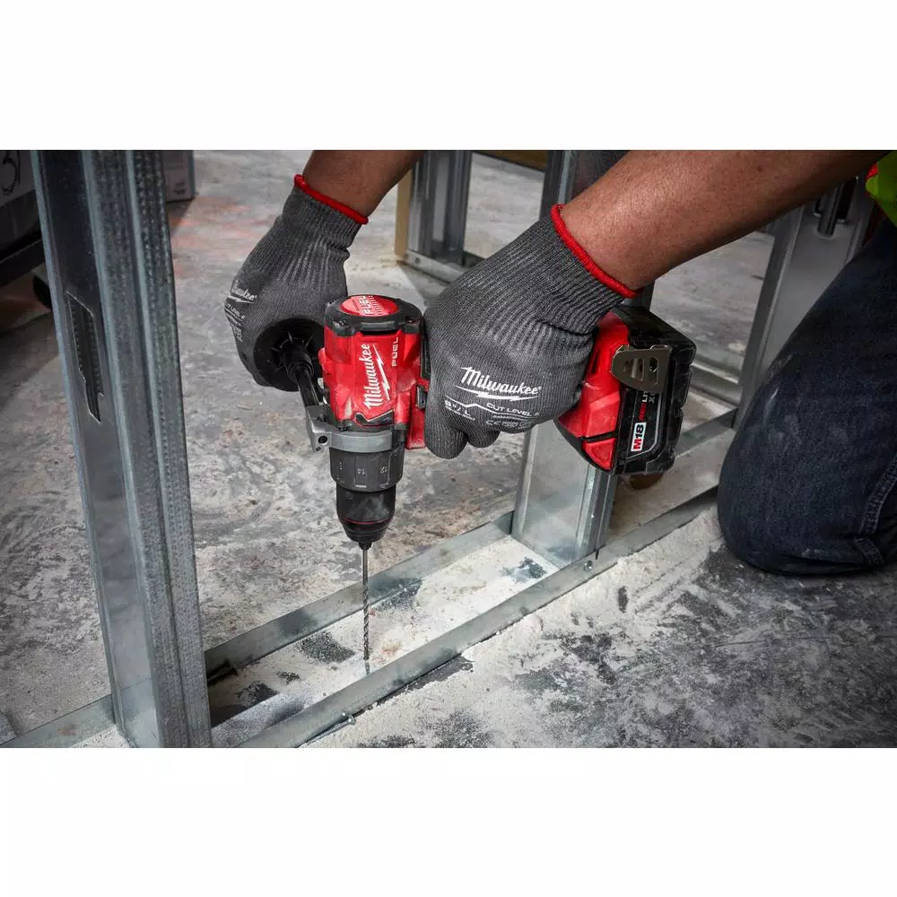 Milwaukee M18 FUEL 3-Tool Combo Kit: Hammer Drill, Impact Driver & Braking Grinder