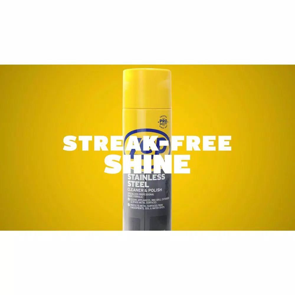 Zep Stainless Steel Polish, 14 oz. Aerosol Spray