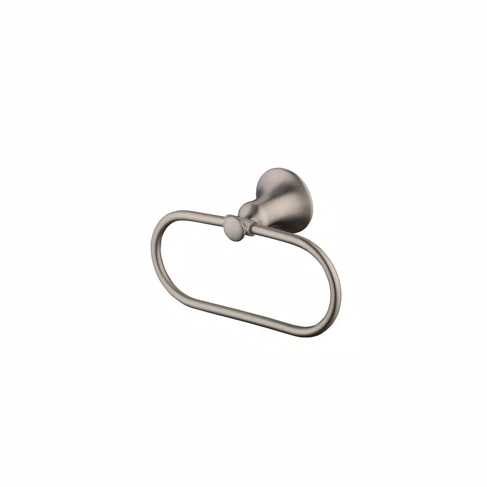 Glacier Bay Funston Towel Ring, Brushed Nickel