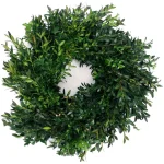 VAN ZYVERDEN 12 in. Live Fresh Cut Blue Ridge Mountain Boxwood Christmas Wreath thumbnail 1