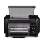 Elite Cuisine Black Hot Dog Roller and Toaster Oven thumbnail 1