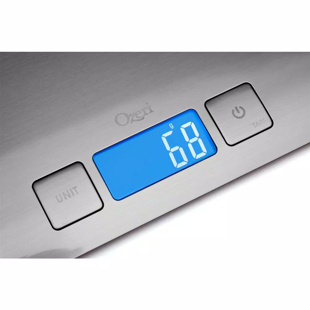 Ozeri Zenith Digital Kitchen Scale, SUS304 Stainless Steel with Fingerprint Resistant Coating