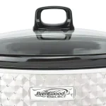 Brentwood Appliances 7 Qt. Stainless Steel Slow Cooker with Tempered Glass Lid thumbnail 3