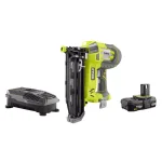 RYOBI 18V ONE+ AirStrike 16-Gauge Cordless Straight Finish Nailer Kit with 2.0 Ah Battery and Charger thumbnail 1