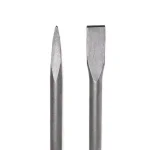 Stark 16 in. Flat and Point Chisel Set with 1-1/8 in. Hex Shank for Demolition Jack Hammers, 2-Piece thumbnail 3
