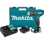 Makita 12V MAX CXT Lithium-Ion Cordless 3/8 in. Driver Drill Kit, 2.0 Ah thumbnail 1