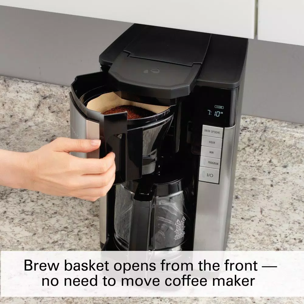Hamilton Beach 12-Cup Programmable Easy Access Plus Coffee Maker, Black